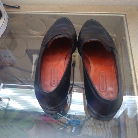 7M Black Coach loafers - Picture 4 of 4